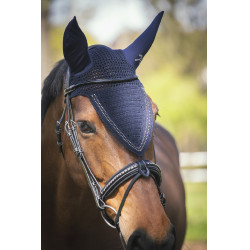 Bonnet pour chevaux long Pénélope strass