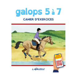 Cahier d'exercices galop 5 à 7 avec vidéos Lavauzelle