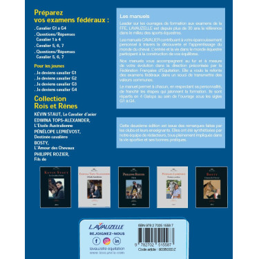 Cavalier manuel de préparation aux examens fédéraux 1 à 4 et degré 1