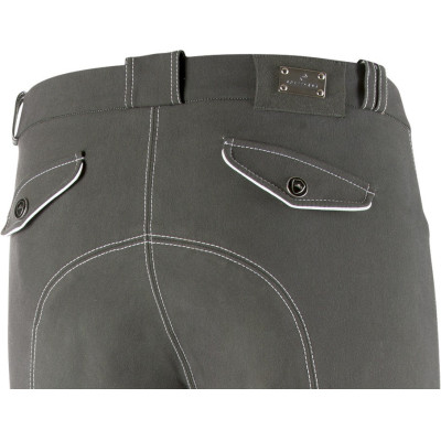 Pantalon Equithème Verona Homme Gris / blanc