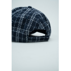 Casquette ambassadeur softshell Harcour Marine / blanc Bleu