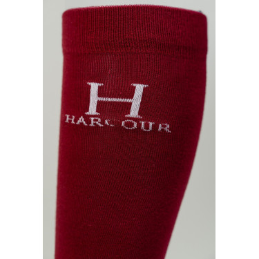Chaussettes Badminton Harcour Rubis Rouge Chaussettes Badminton Harcour Rubis Rouge