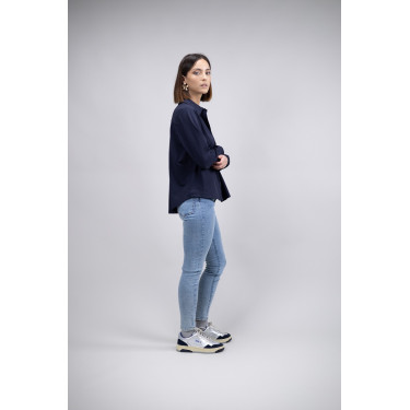 Chemise Harcour Sharly Marine Bleu marine