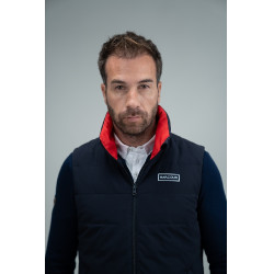 Gilet sans manches France Harcour Atome Marine Bleu marine