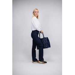 Jean Flare Harcour Juvo Jean brut Bleu marine