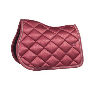 Tapis de selle Lami-Cell Floral Vieux rose