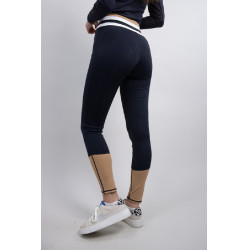 Legging Full grip Harcour Brookie Marine / camel Bleu Legging Full grip Harcour Brookie Marine / camel Bleu