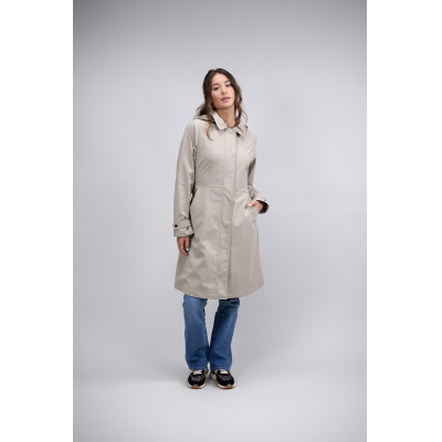 Long Trench Coat Harcour Tweeta Beige