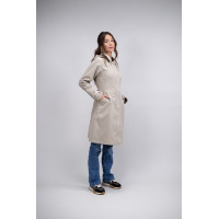 Long Trench Coat Harcour Tweeta Beige Long Trench Coat Harcour Tweeta Beige