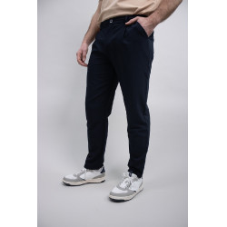 Pantalon Chino Harcour Bruno Marine Bleu marine