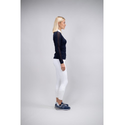 Polo de concours Harcour Coquette Marine Bleu marine