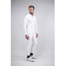 Polo de concours Harcour Piano Blanc
