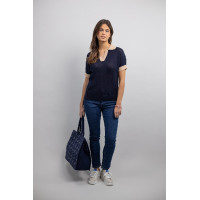 Polo Harcour Pomelo Marine Bleu marine