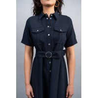Robe Harcour Disca Marine Bleu marine Robe Harcour Disca Marine Bleu marine
