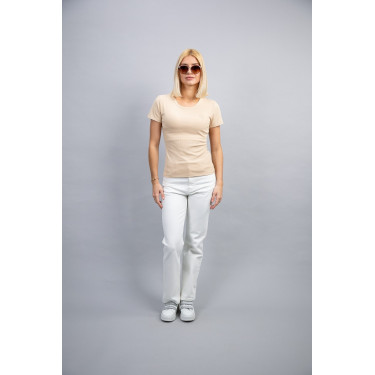 Tee-shirt Harcour Tarlala Sable Beige Tee-shirt Harcour Tarlala Sable Beige