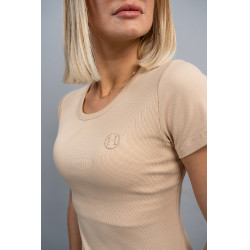 Tee-shirt Harcour Tarlala Sable Beige Tee-shirt Harcour Tarlala Sable Beige