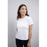Tee-shirt Harcour Telma Blanc Tee-shirt Harcour Telma Blanc