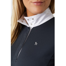 Polo manches courtes Blaire Horze Crescendo femme Bleu marine Polo manches courtes Blaire Horze Crescendo femme Bleu marine