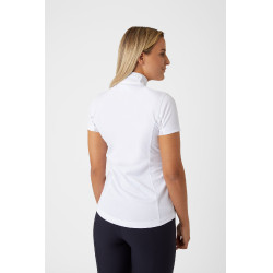 Polo manches courtes Blaire Horze Crescendo femme Blanc / bleu marine Polo manches courtes Blaire Horze Crescendo femme Blanc / bleu marine
