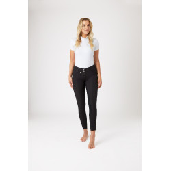 Culotte Horze Grand Prix à fond peau femme Noir