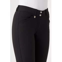 Culotte Horze Grand Prix à fond peau femme Noir