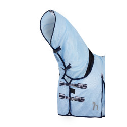 Chemise anti-mouches Freja Horze avec couvre-cou Bleu clair Chemise anti-mouches Freja Horze avec couvre-cou Bleu clair