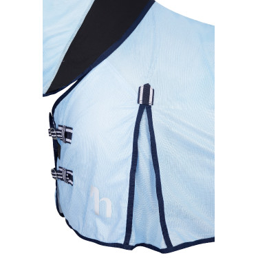 Chemise anti-mouches Freja Horze avec couvre-cou Bleu clair Chemise anti-mouches Freja Horze avec couvre-cou Bleu clair