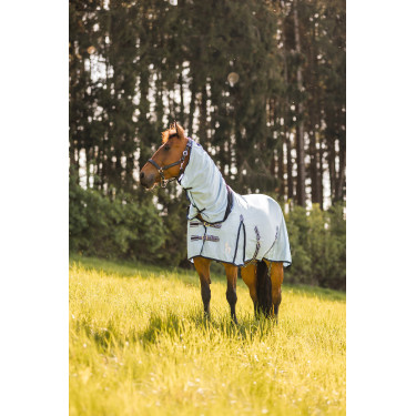 Chemise anti-mouches Freja Horze avec couvre-cou Bleu clair Chemise anti-mouches Freja Horze avec couvre-cou Bleu clair