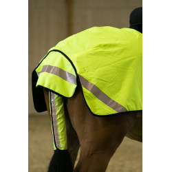 Couvre-reins réfléchissant fluo Horze Jaune Couvre-reins réfléchissant fluo Horze Jaune