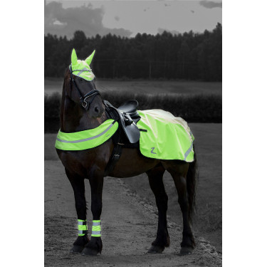 Couvre-reins réfléchissant fluo Horze Couvre-reins réfléchissant fluo Horze