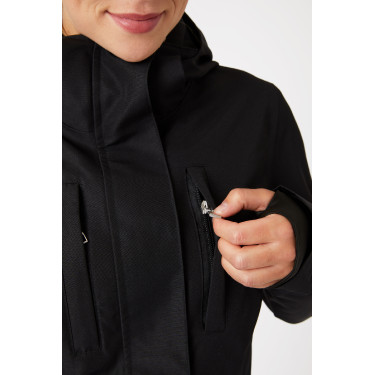 Veste technique protectrice Horze Jadine femme Noir