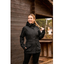 Veste technique protectrice Horze Jadine femme Noir