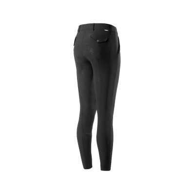 Pantalon fond intégral silicone Horze Grand Prix homme Noir