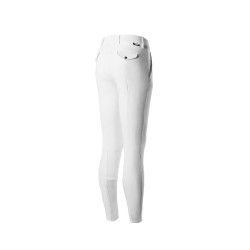 Pantalon fond intégral silicone Horze Grand Prix homme Blanc
