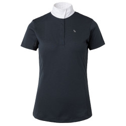 Polo manches courtes Blaire Horze Crescendo femme Bleu marine Polo manches courtes Blaire Horze Crescendo femme Bleu marine
