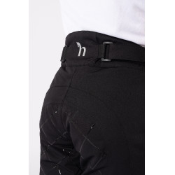 Pantalon d'équitation matelassée silicone Adeline enfants Horze Noir