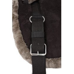 Tapis de monte à cru PU Suede Horze Noir / gris