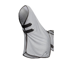 Couverture anti-insectes pour monter à cheval Eira avec encolure amovible Horze Gris Couverture anti-insectes pour monter à cheval Eira avec encolure amovible Horze Gris