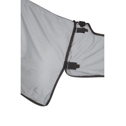 Couverture anti-insectes pour monter à cheval Eira avec encolure amovible Horze Gris Couverture anti-insectes pour monter à cheval Eira avec encolure amovible Horze Gris