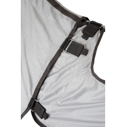 Couverture anti-insectes pour monter à cheval Eira avec encolure amovible Horze Gris Couverture anti-insectes pour monter à cheval Eira avec encolure amovible Horze Gris