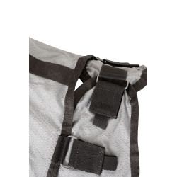 Couverture anti-insectes pour monter à cheval Eira avec encolure amovible Horze Gris Couverture anti-insectes pour monter à cheval Eira avec encolure amovible Horze Gris