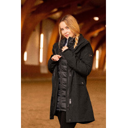 Parka doudoune 3 en 1 Horze Isabella femme Noir