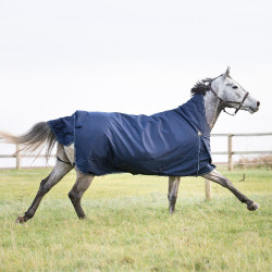 Couverture de pluie Horze Avalanche Pro doublée polaire Bleu Couverture de pluie Horze Avalanche Pro doublée polaire Bleu
