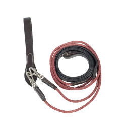 Rênes cuir/nylon type allemandes Horze Sparta Marron
