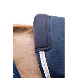 Couverture d'extérieur Georgina B Vertigo avec couvre-cou amovible 250 g Bleu marine