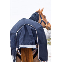 Couverture d'extérieur Georgina B Vertigo avec couvre-cou amovible 250 g Bleu marine