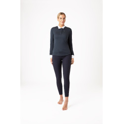 Polo manches longues Blaire Horze femme Bleu marine Polo manches longues Blaire Horze femme Bleu marine