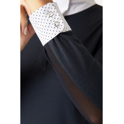 Polo manches longues Blaire Horze femme Bleu marine Polo manches longues Blaire Horze femme Bleu marine