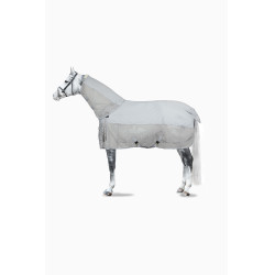 Couverture imperméable anti-mouches Horze Nevada Gris brillant