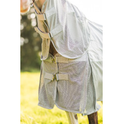 Couverture imperméable anti-mouches Horze Nevada Gris brillant